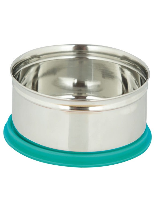 Gluman Stainless Steel 1900 ml Round Shape Multipurpose Storage Container (Green)
